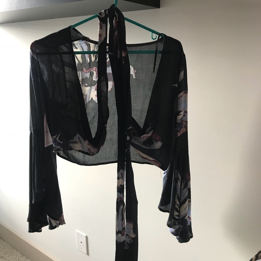 Cute wrap top